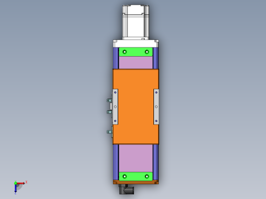 MCH丝杆全封闭MCH12-BC-200W俯视缩略图