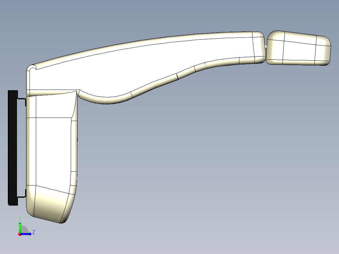 汽车座椅 (11)左视图