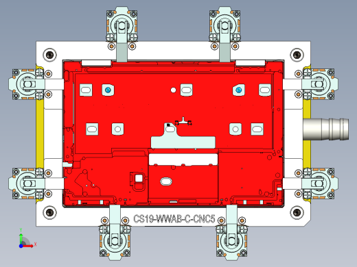 CS19-WWAB-C-CNC5笔记本CNC工装夹具三维模型-181007前视缩略图