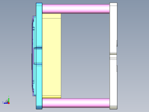 ZAZ00-Aam-笔记本CNC工装夹具三维模型CNC4-0209右视缩略图