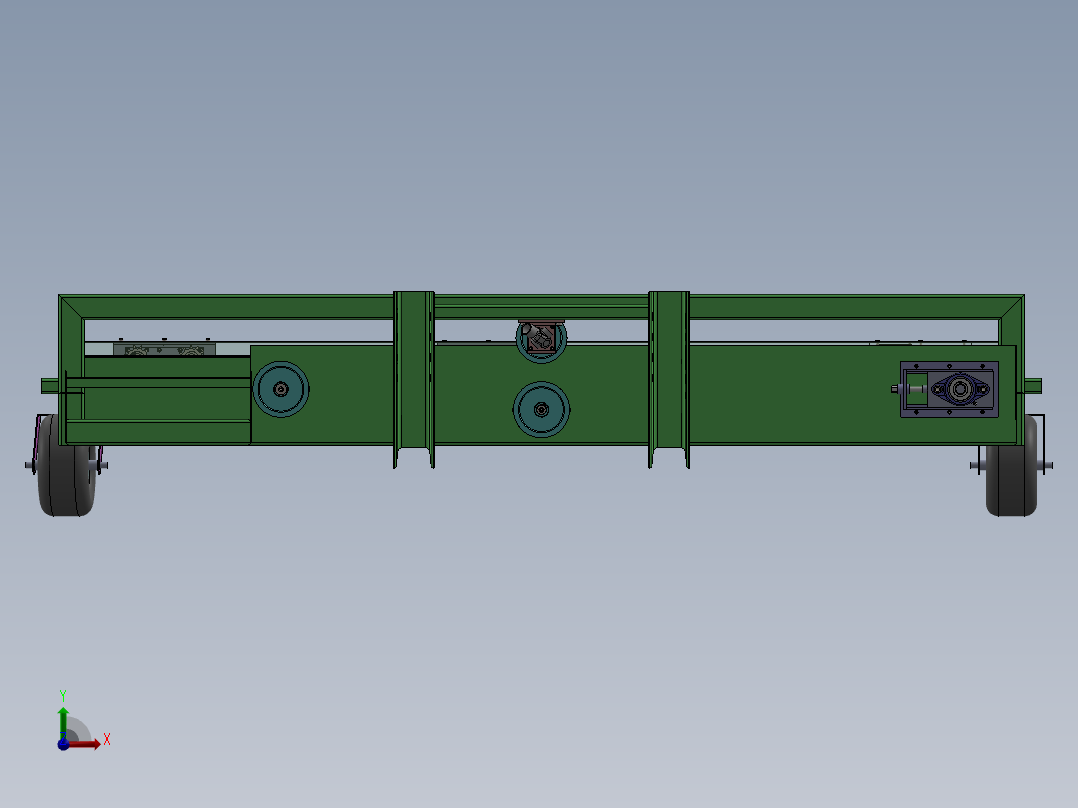 小型玉米收割sw22可编辑前视图