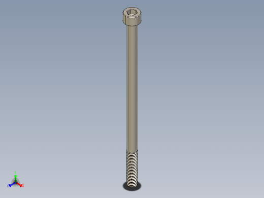 Screw_DIN_912_M6x110_A2.STEP公制内六角螺钉