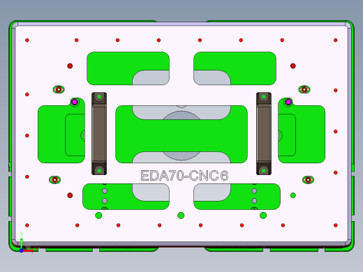 EDA70-笔记本CNC工装夹具三维模型CNC5-6合并验证治具前视缩略图