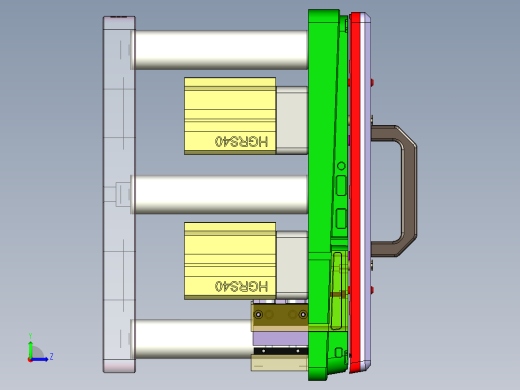 EDA70-笔记本CNC工装夹具三维模型CNC5-6合并验证治具左视缩略图