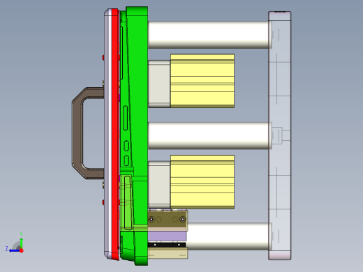 EDA70-笔记本CNC工装夹具三维模型CNC5-6合并验证治具右视缩略图