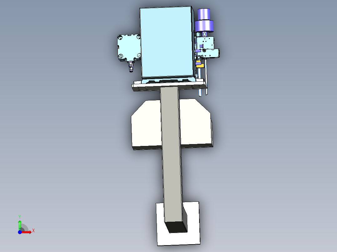 经济型清枪器设计前视图