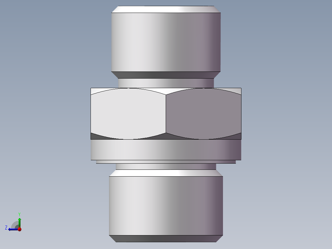 英制管螺纹ED密封、1DB-16-06WD右视图