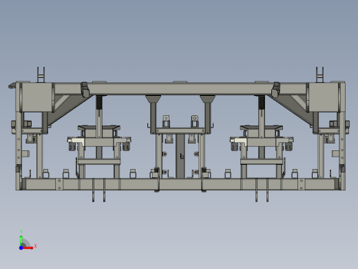 玉米收割机上层割台（不对行）前视缩略图