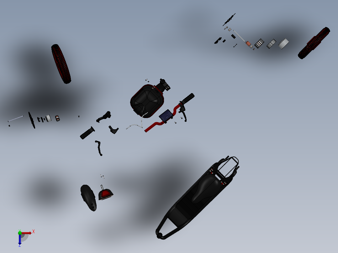 A0002793-电动滑板车俯视图