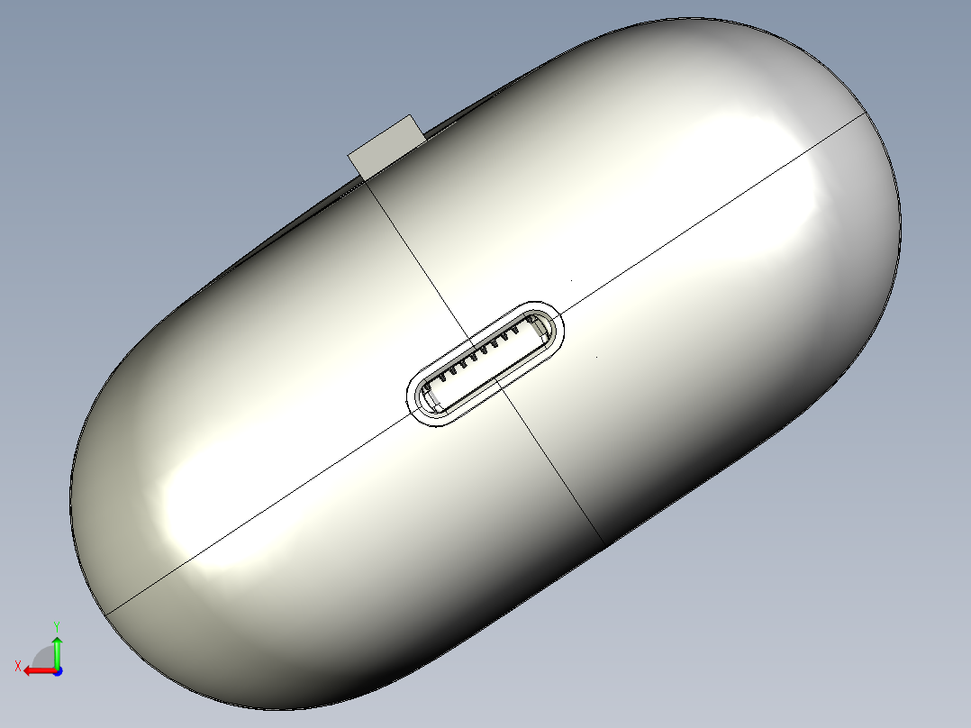 苹果TWS2代耳机全3D后视图