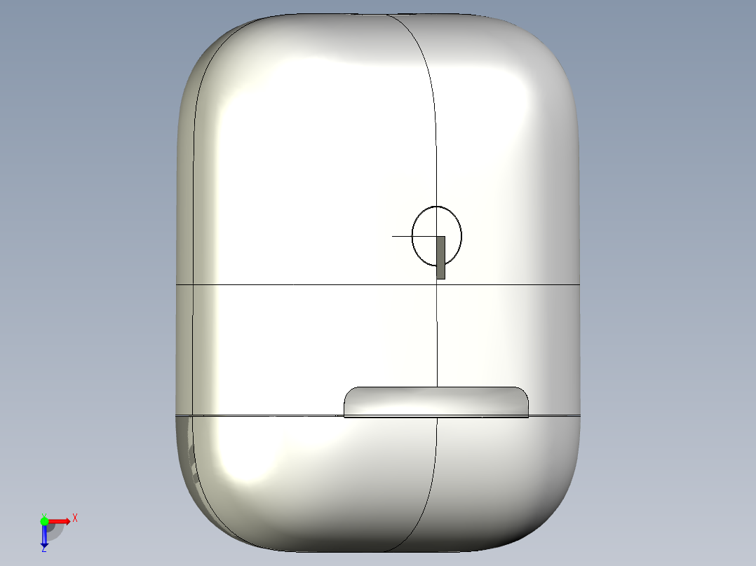 苹果TWS2代耳机全3D俯视图