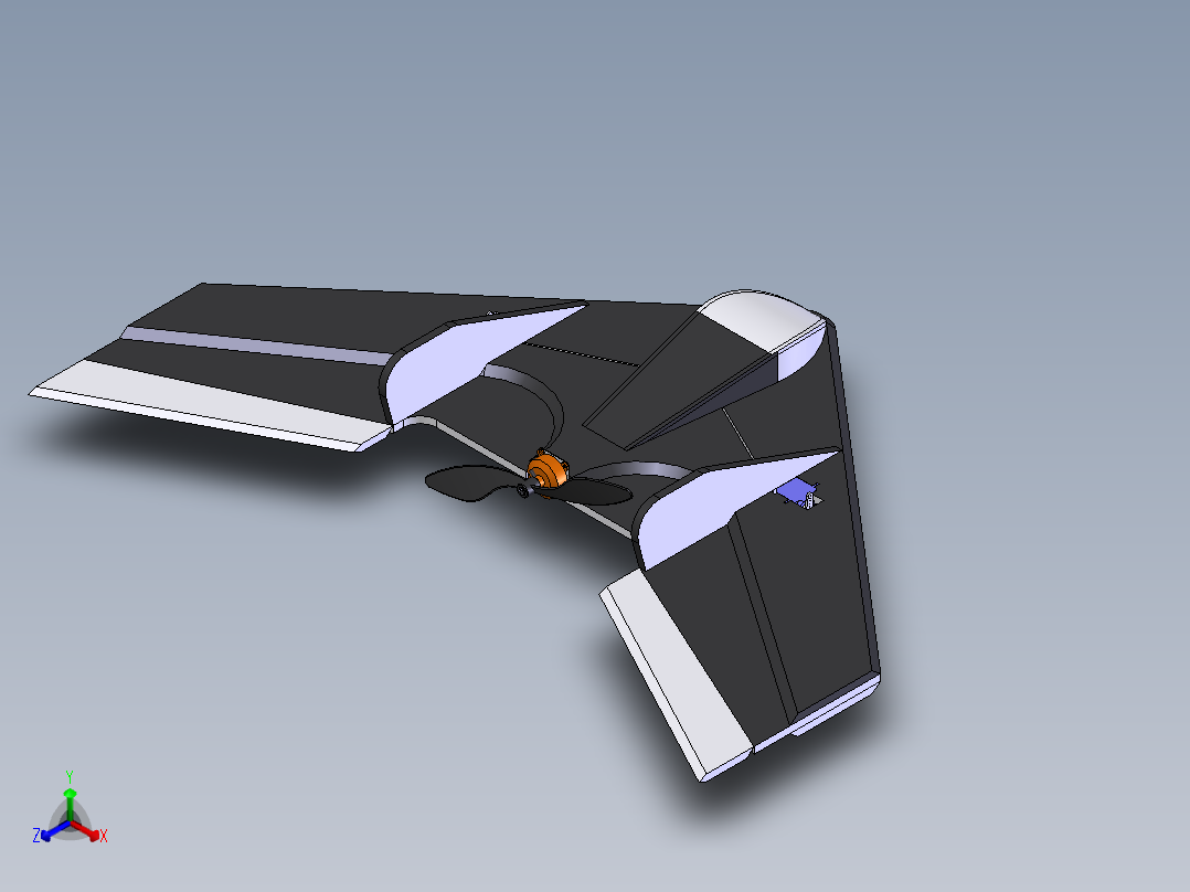 A2004150-遥控飞翼正等轴测图