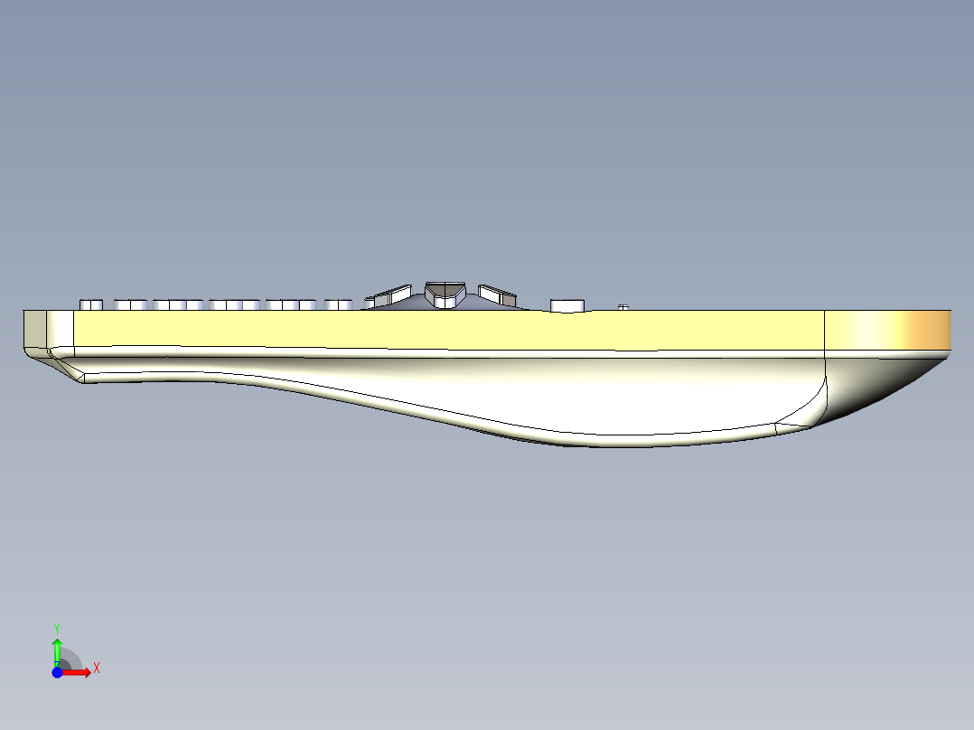 遥控器、遥控板(3)前视图