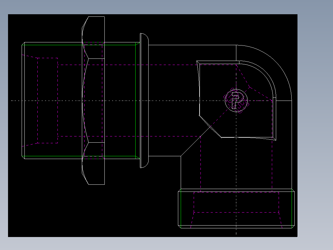 PARKER管接头EO Bulkhead elbow WSV38SOMD71(16)_back