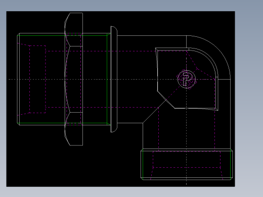 PARKER管接头EO Bulkhead elbow WSV38SOMD71(16)_back