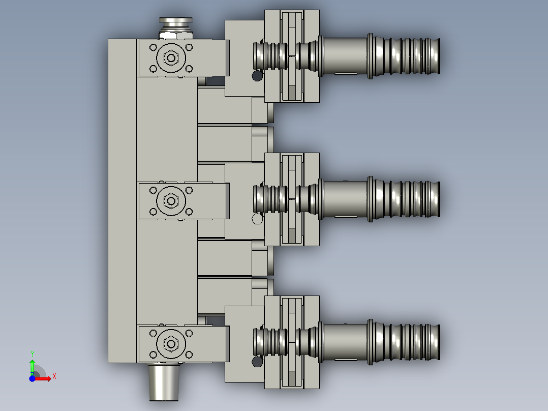 2-下料夹爪装配前视图