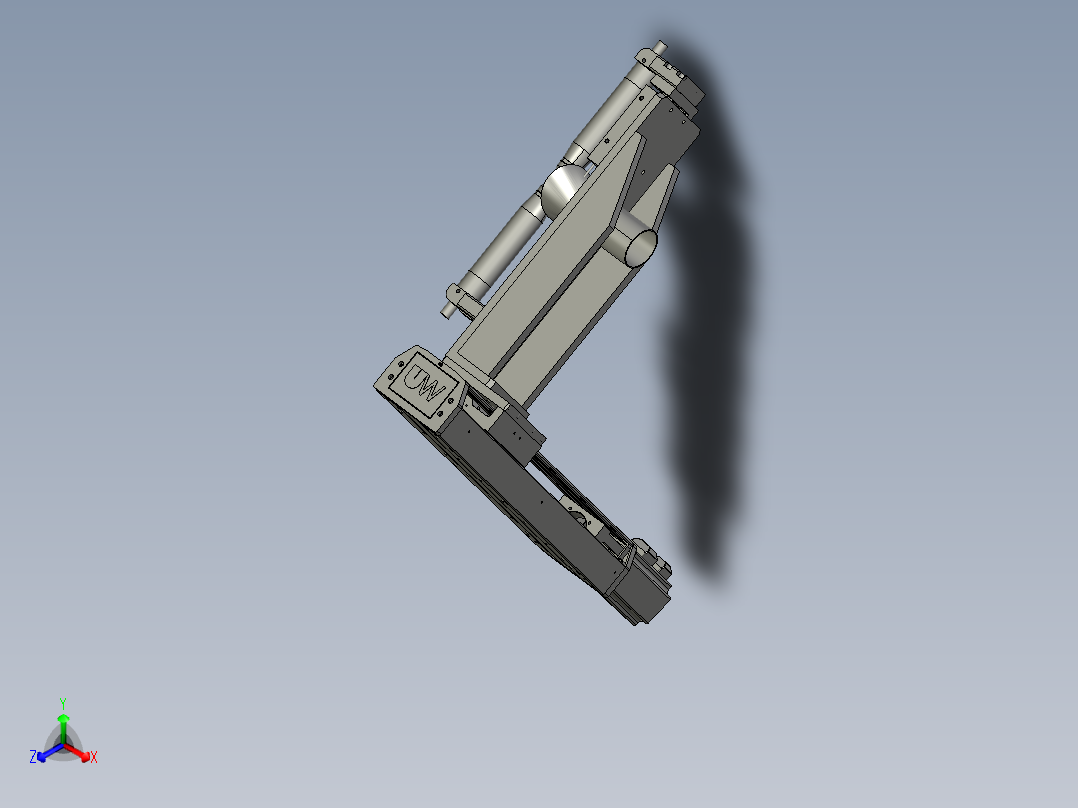 右侧等离子清洗组件