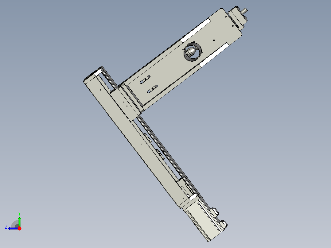 右侧等离子清洗组件右视图