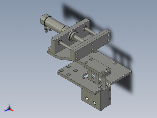 纸箱打包双组倍链传送生产线设计assy_SJ-活动推块-V3