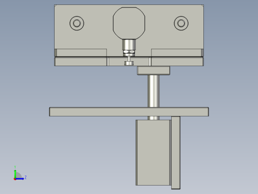 纸箱打包双组倍链传送生产线设计assy_SJ-活动推块-V3左视缩略图