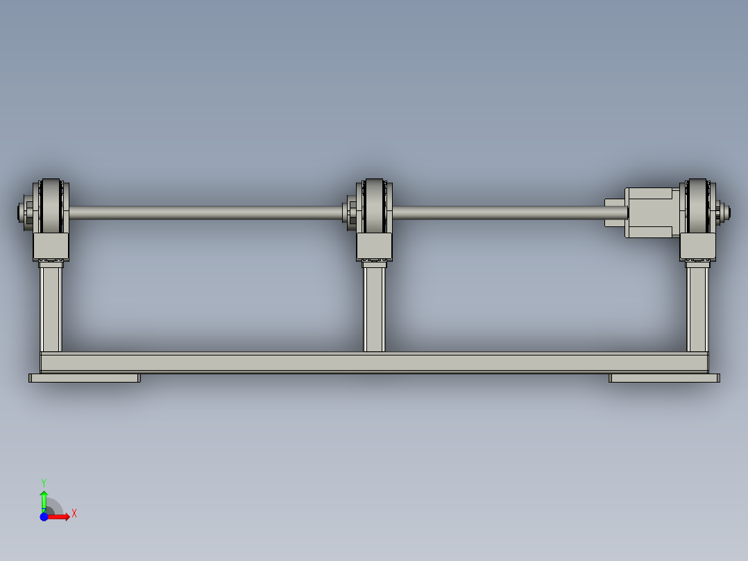 封边机-升降线体-线体总装前视图