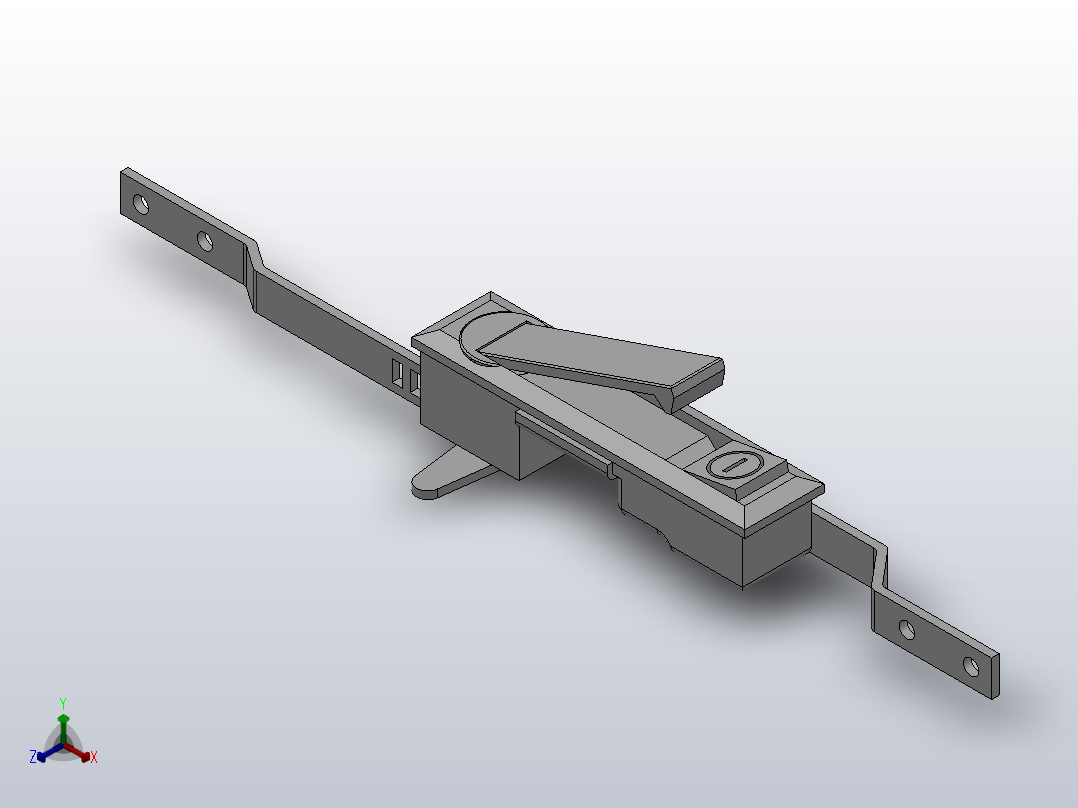 MS731-1[MS731-1]锁正等轴测图