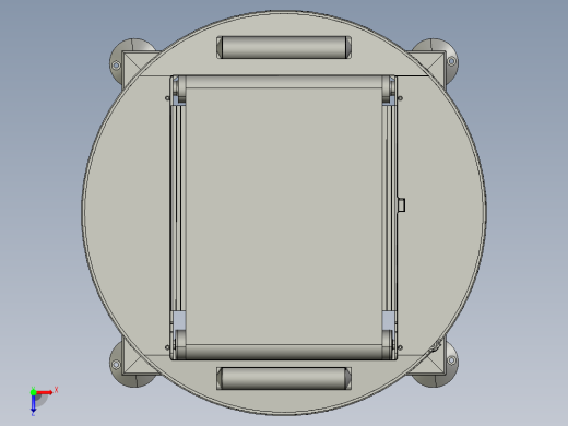 皮带机自动旋转装置俯视缩略图
