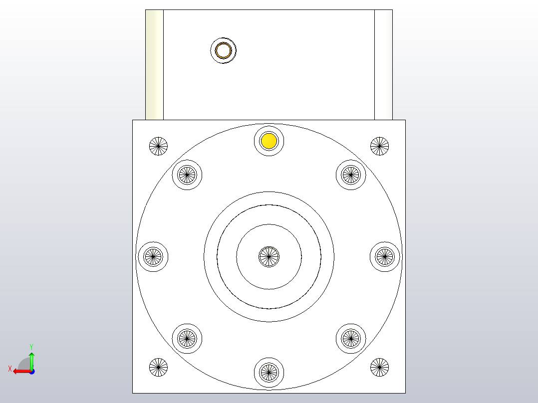 PW210双轴-1 35-114.3-200-M12转向器后视图