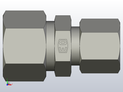EO管接头直减速机GR12 08ZL71.igs前视缩略图