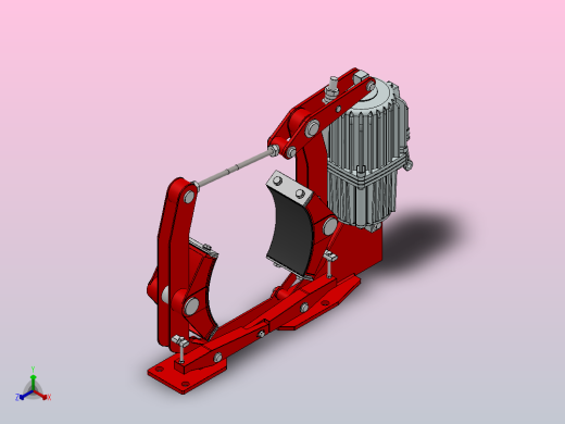 YWK系列电力液压鼓式制动器YWK400／800-ⅠA