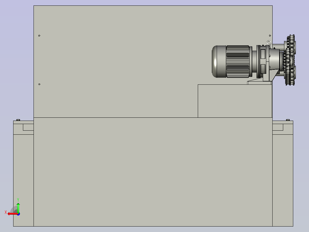 高精度木材加工旋切机后视图