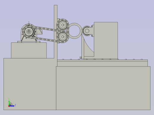 高精度木材加工旋切机左视缩略图