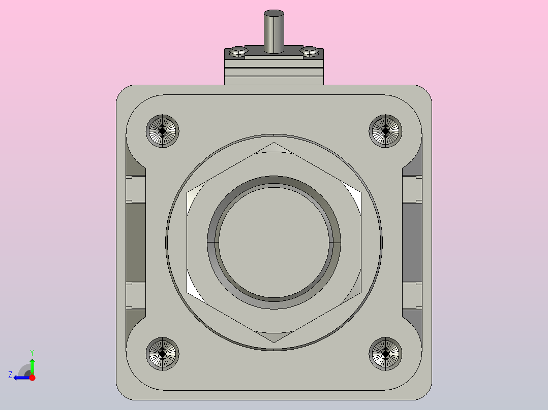 伺服电缸SOE63-L10-C-S50-D-A-P75-D3右视图