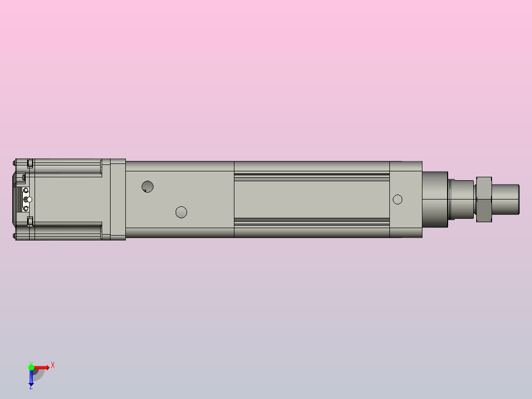 伺服电缸SOE63-L10-C-S50-D-A-P75-D3俯视图