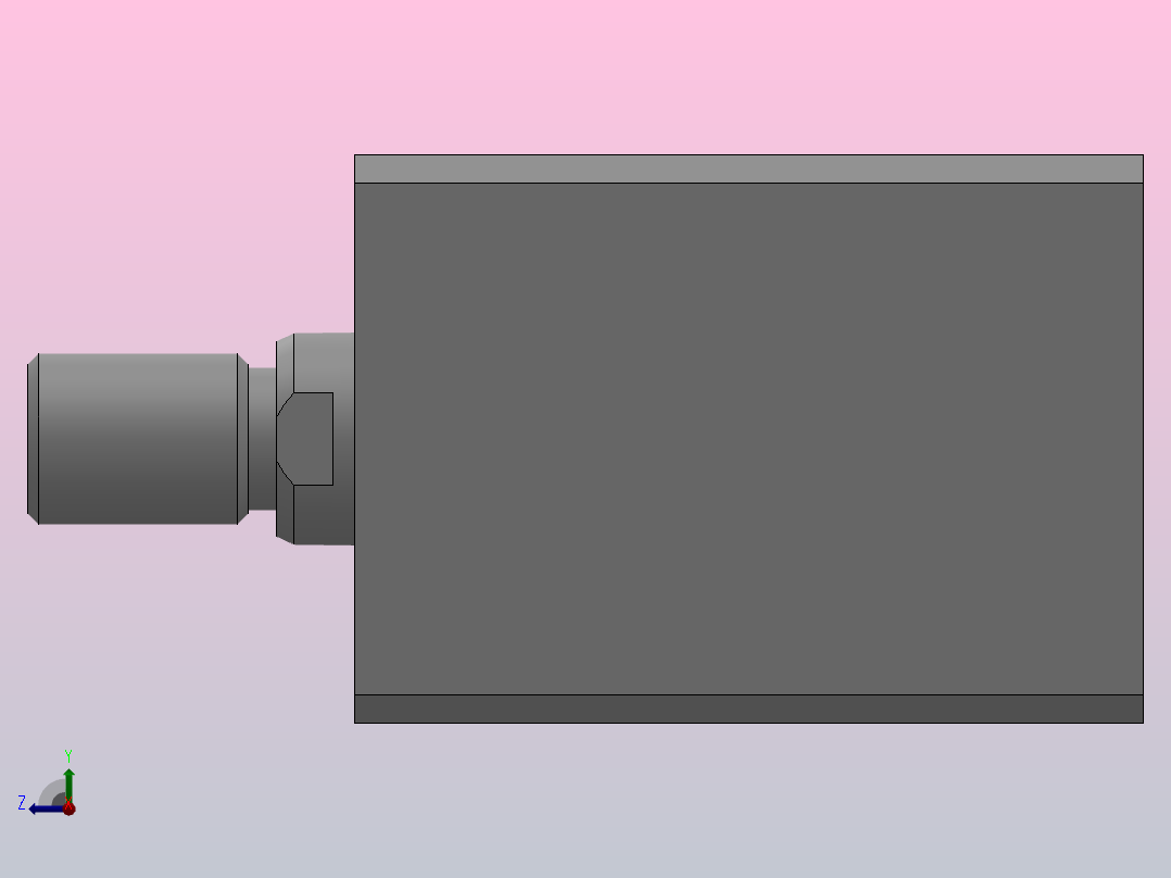 MPJ.RC 后油路板式薄型油缸[MPJ.RC-50-50-E]右视图