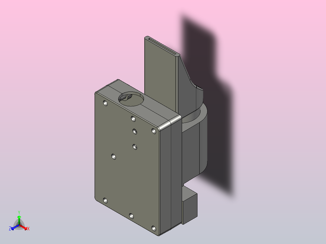 ANHP-04高频离子风嘴[ANHP-04-1]正等轴测图