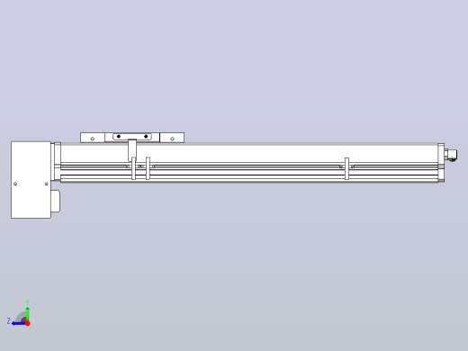 MCB14无尘皮带滑台[MCB14-L40-400-RD-P20-C3]右视缩略图