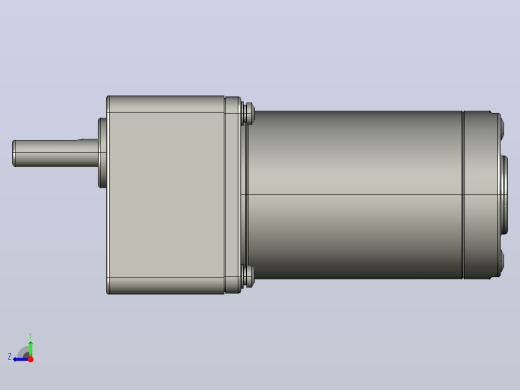 Z3D25W配3GNK型齿轮箱整机-77机壳内置右视缩略图