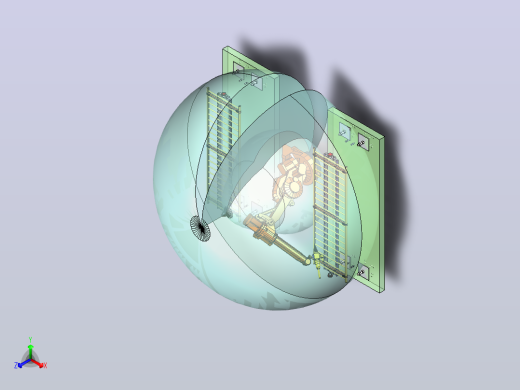 ABB激光焊接机器人工作站 3D模型