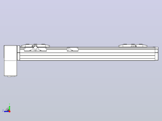 皮带直线轴双滑块型TPA-GCBS-80-P60-L150-RP-M20-N3右视缩略图