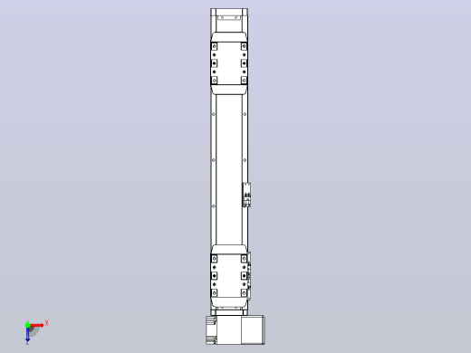 皮带直线轴双滑块型TPA-GCBS-80-P60-L150-RP-M20-N3俯视缩略图