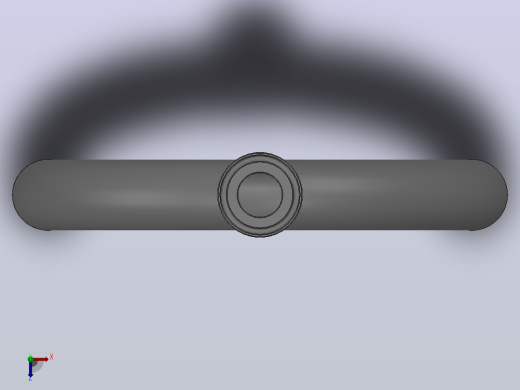 180°单卡U型三通[1506309-000075]俯视缩略图