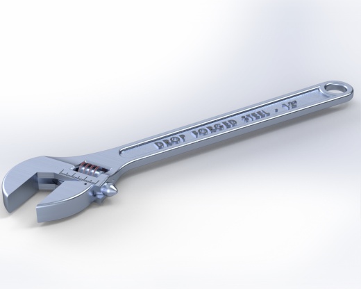 Solidworks的可调扳手缩略图
