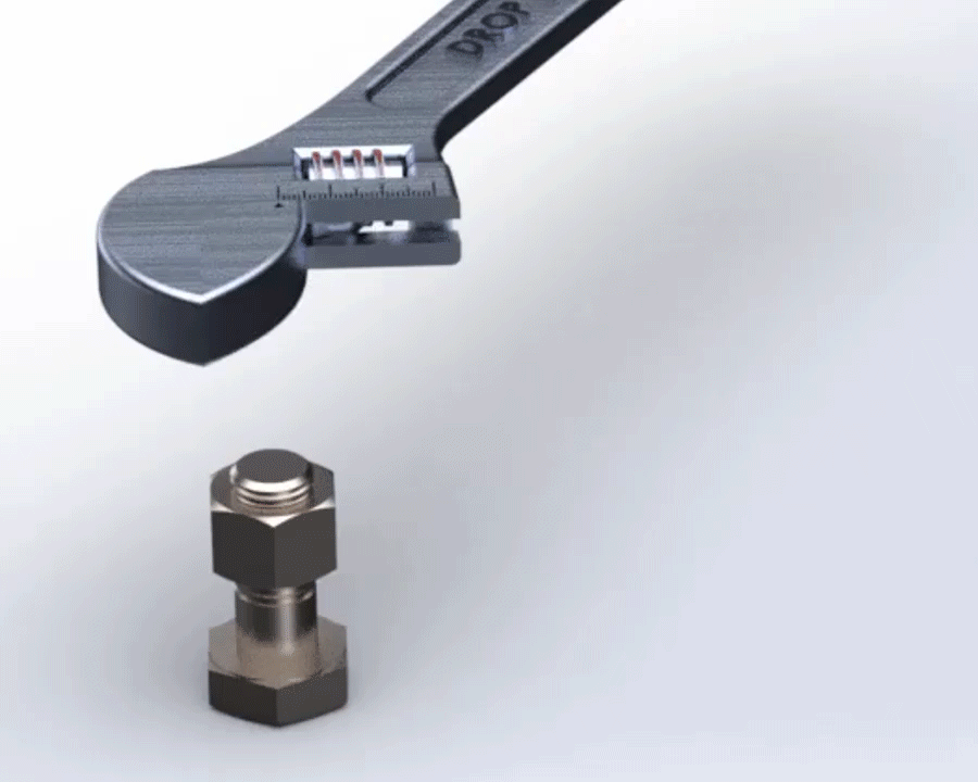 Solidworks的可调扳手