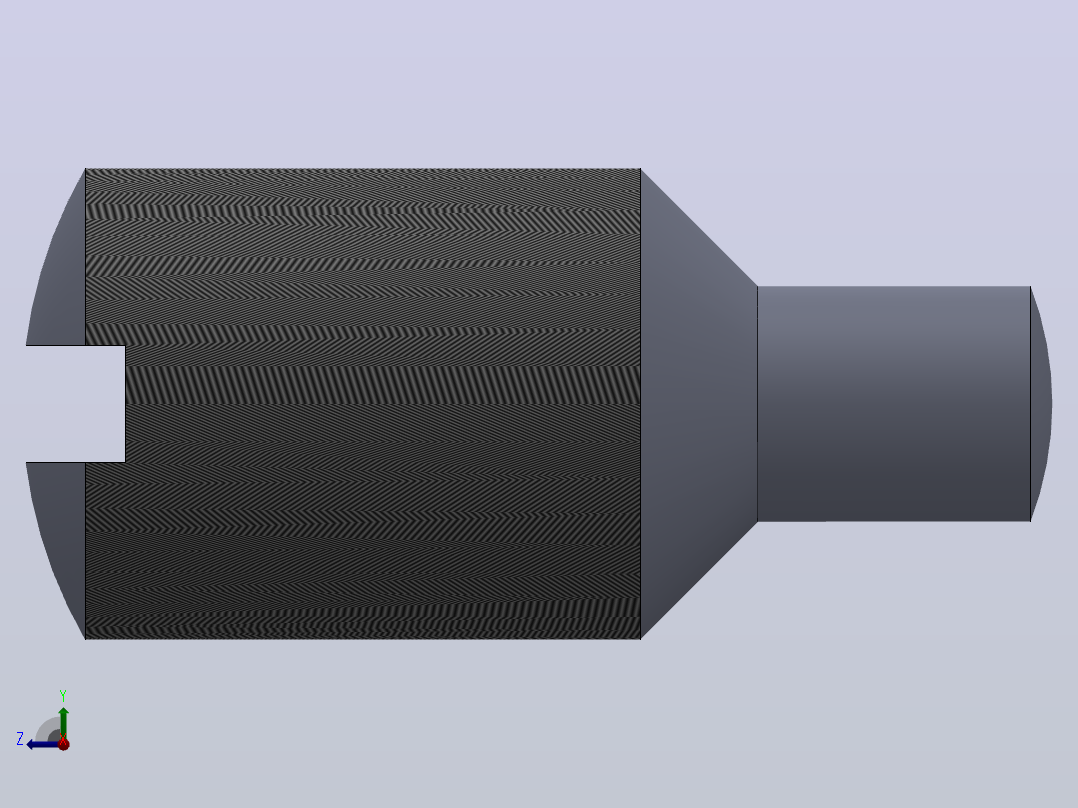 多套GBT72 GBT828 GBT829定位螺钉3D模型Solidworks设计右视图