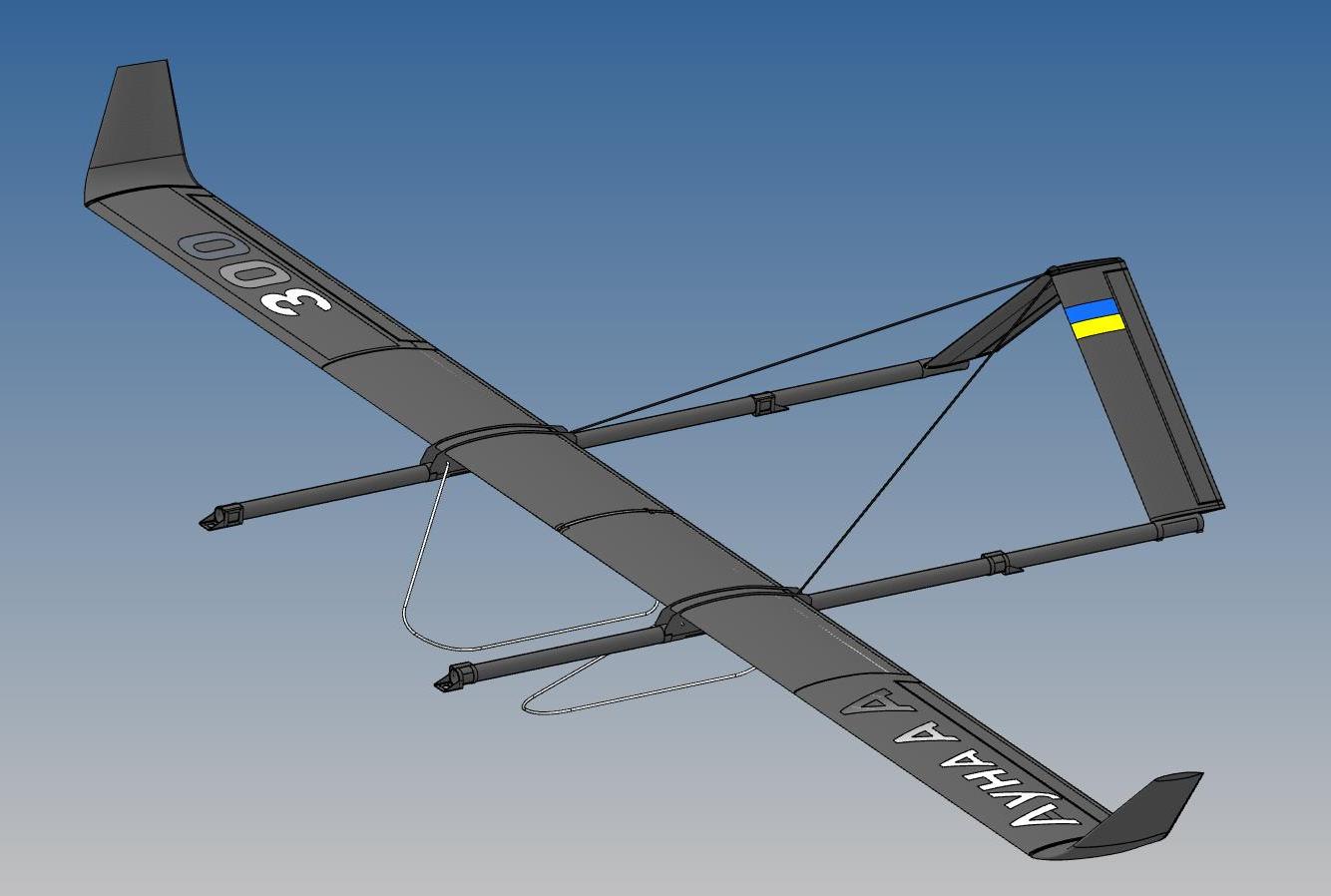 带电池的 VTOL 无人机