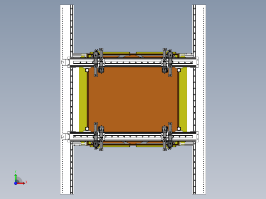 电气箱拼装焊接工装前视缩略图