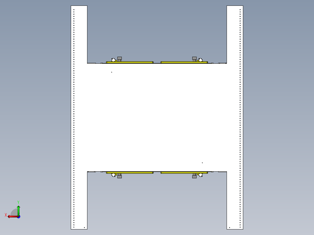 电气箱拼装焊接工装后视图