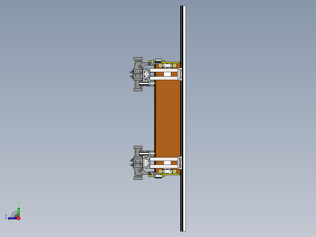 电气箱拼装焊接工装右视图