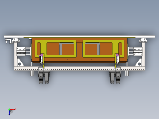 电气箱拼装焊接工装俯视缩略图